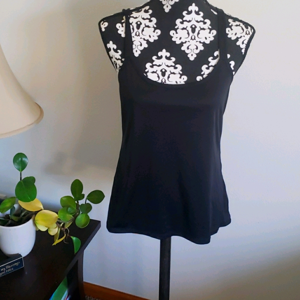 Black rayon cami